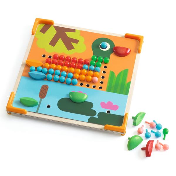 Djeco Eduludo Jeu Mosaïque Mosaïco Mini Animo Jouets Djeco