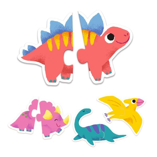 Djeco Casse-tête duo Dinos Jouets Djeco