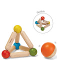 PlanToys Jeu de préhension Hochet Triangulaire en bois Jouets PlanToys