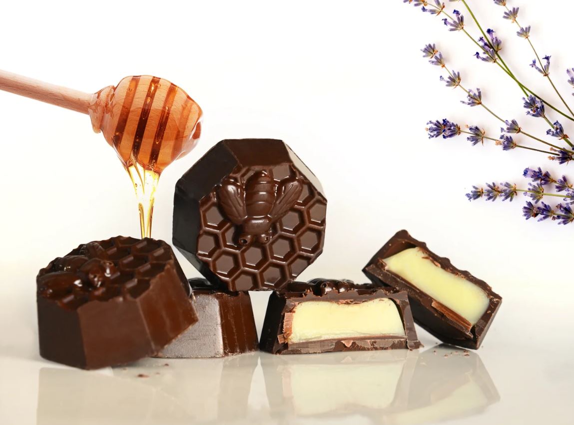 François Lambert Chocolats farcis - Ganache miel et lavande Gourmandise François Lambert