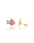 Girl Nation Boucles d'oreilles Accessoires Girl nation Poisson arc-en-ciel