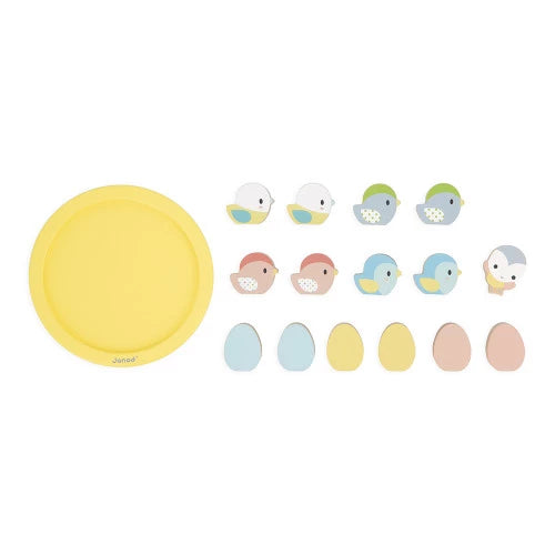 Janod Jeu d'équilibre Oiseaux - Collection Pure Jouets Janod