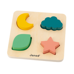 Janod Boîte de jeux pour 18 mois + Jouets Janod