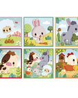 Janod Casse-tête 9 Cubes Animaux de la ferme Janod