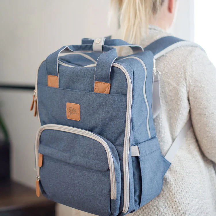La Petite Ourse Sac à couches Signature En sortie La Petite Ourse Indigo - La couleur réelle est plus foncée qu'elle apparait sur la photo (marine)