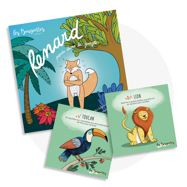 Les Bougeottes Livre - Renard perdu dans la jungle Les Bougeottes