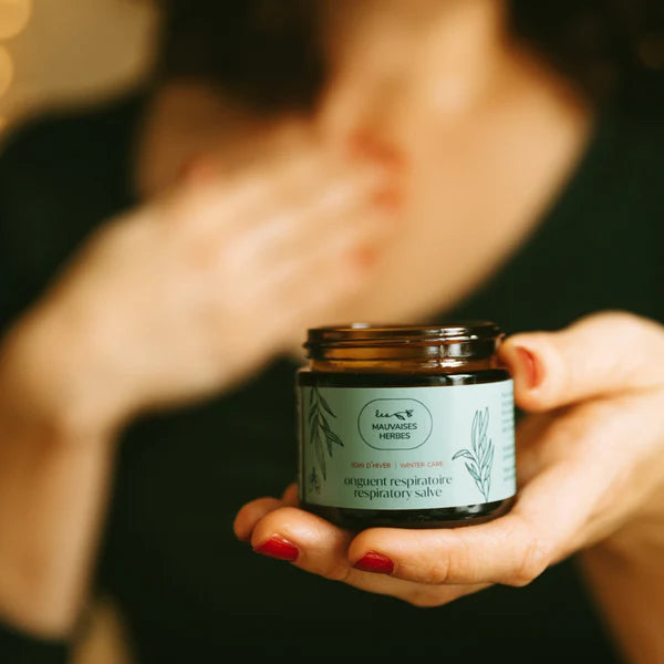 Les Mauvaises Herbes Onguent respiratoire - Eucalyptus et Ravintsara Soins corporels Les Mauvaises Herbes