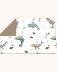 Maovic Oreiller pour enfant en sarrasin Dodo Maovic Baleine