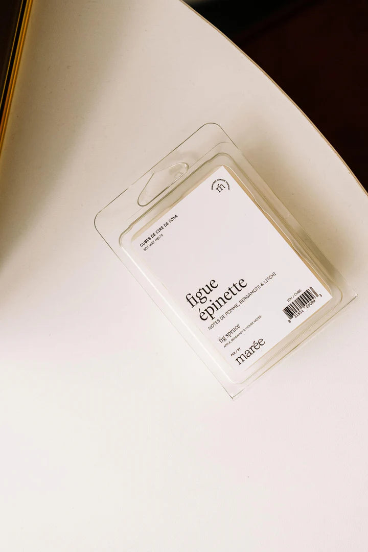 Marée Chandelles Pastilles de soya pour diffuseur Maison Marée Chandelles Figue épinette