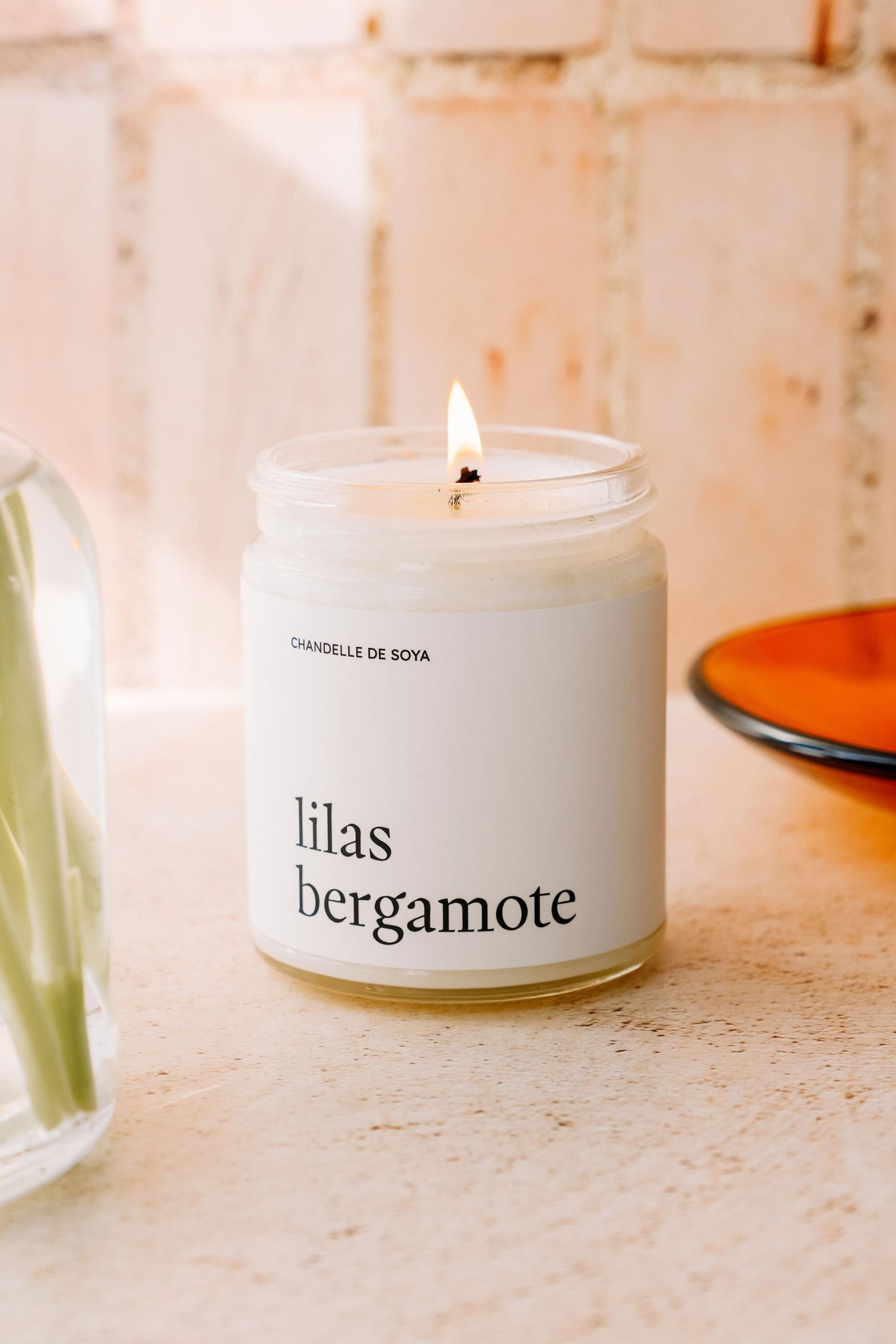 Marée Chandelles Chandelle de soya 270 ml Maison Marée Chandelles Lilas &amp; bergamote
