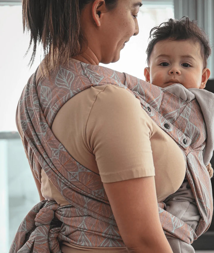 Gustine Porte-bébé Meh Dai 8 à 45 lbs Portage Gustine baby carrier Dream Coral  