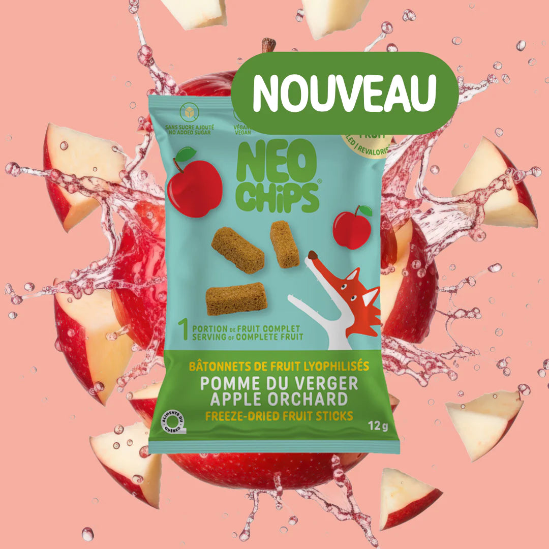 Néo Chips Bâtonnets pommes du verger Gourmandise Néo Chips