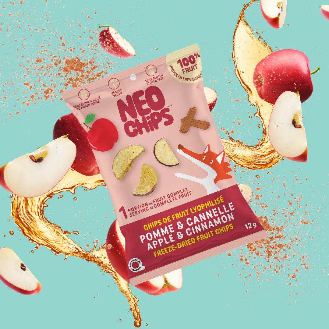 Néo Chips Croustilles de pomme & cannelle Gourmandise Néo Chips