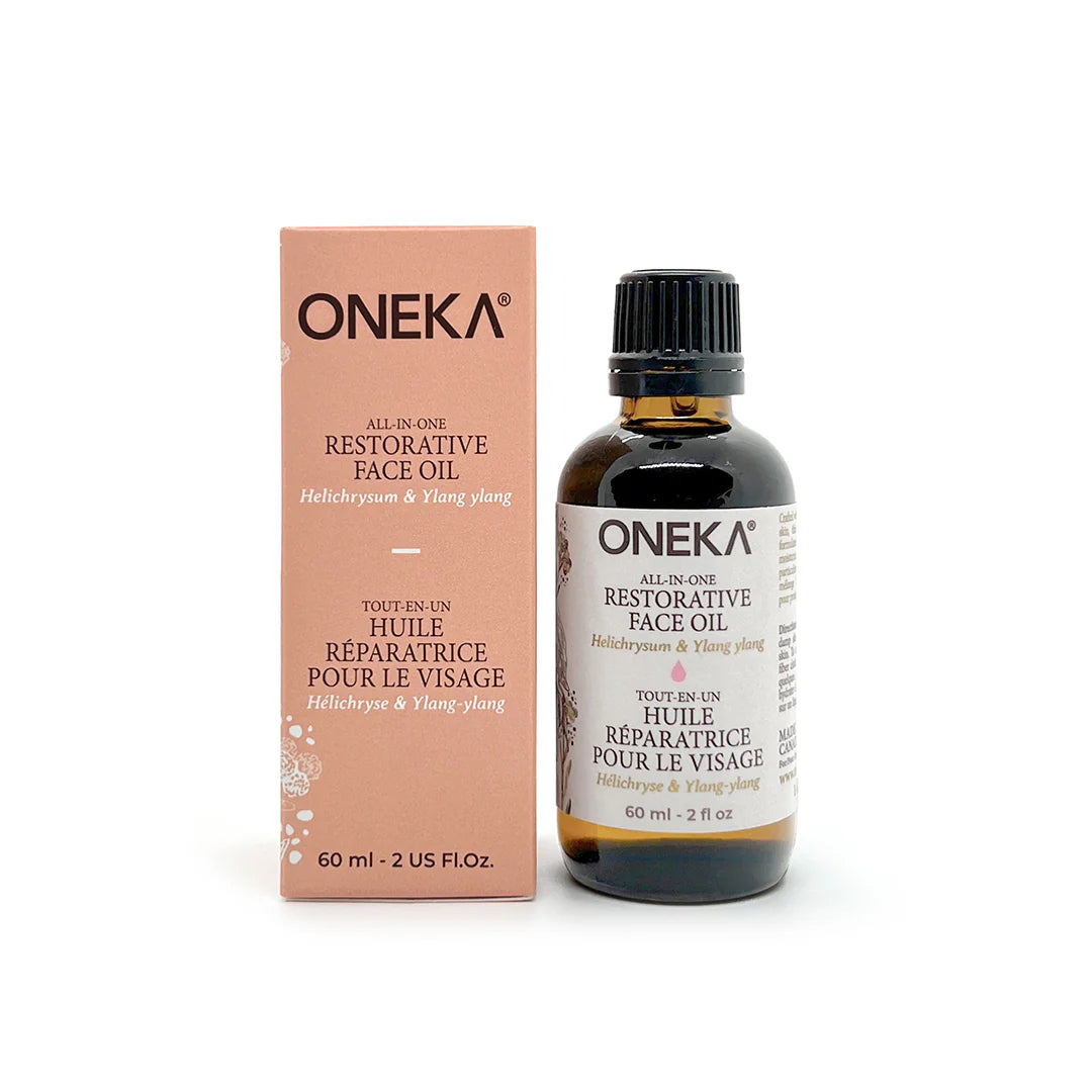 Oneka Huile régénératrice tout-en-un pour le visage Oneka Hélichryse et Ylang-ylang