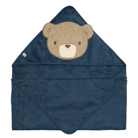Perlimpinpin Serviette à capuchon pour bébé Bain Perlimpinpin Ours