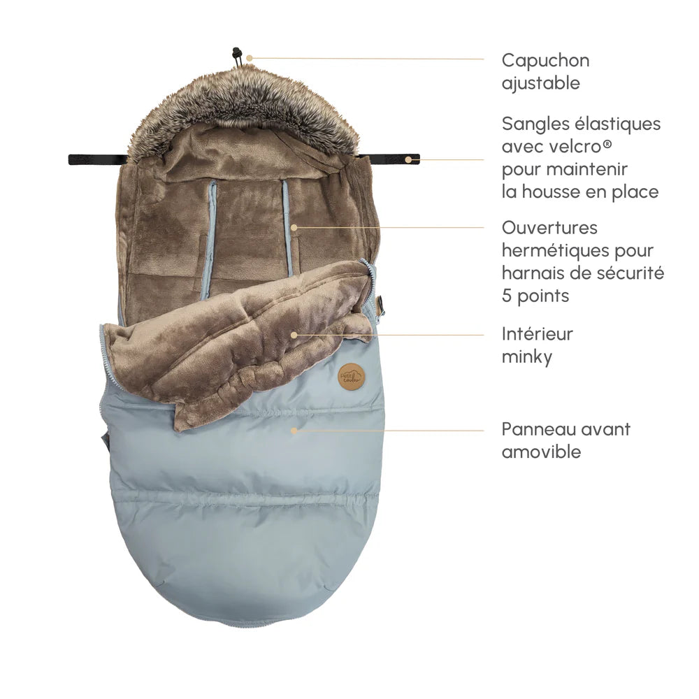 Petit Coulou Housse chancelière pour landau et poussette Petit Coulou