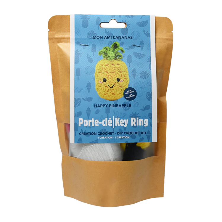 PBI FUN ART Kit DIY Porte-clés - Mon ami l'ananas Jouets PBI FUN ART