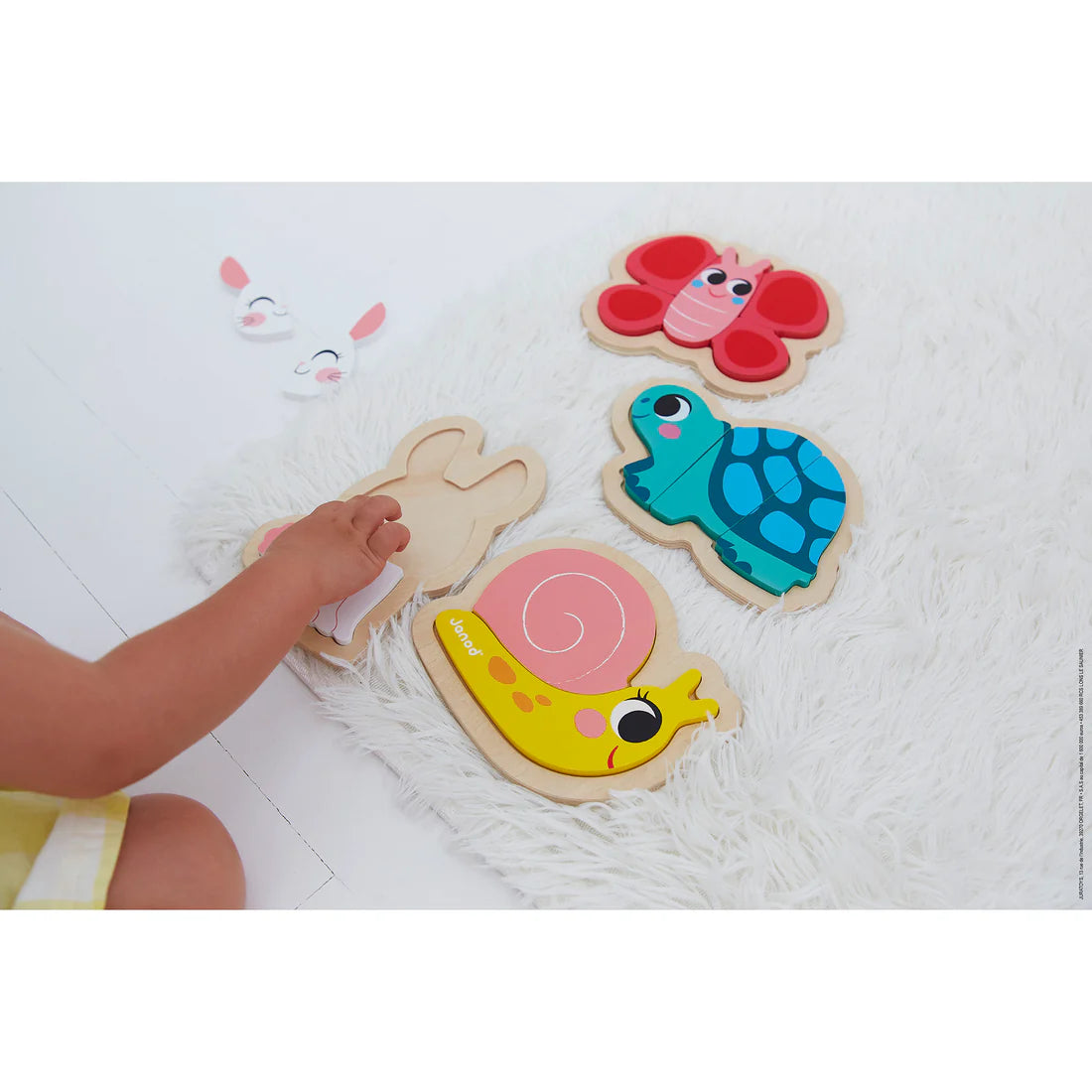 Janod Casse-tête en bois évolutifs Jardin Jouets Janod