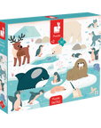 Janod Casse-tête tactile géant Les animaux polaires 20 pièces Jouets Janod