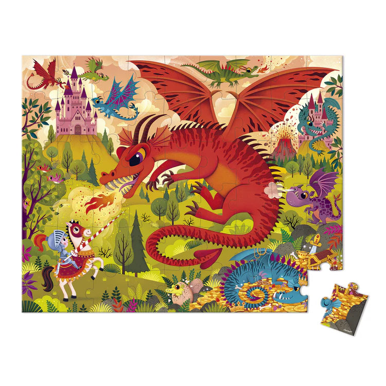 Janod Casse-tête Dragon Nos Saisons Boutique &Co par la Boutique Planète Bébé