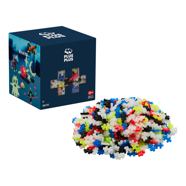 Plus Plus ++ MINI 600 morceaux Phosphorescent Jouets Plus Plus