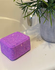 Saponaria Mini bombe de bain (cube) Savonnerie Saponaria Framboise noire