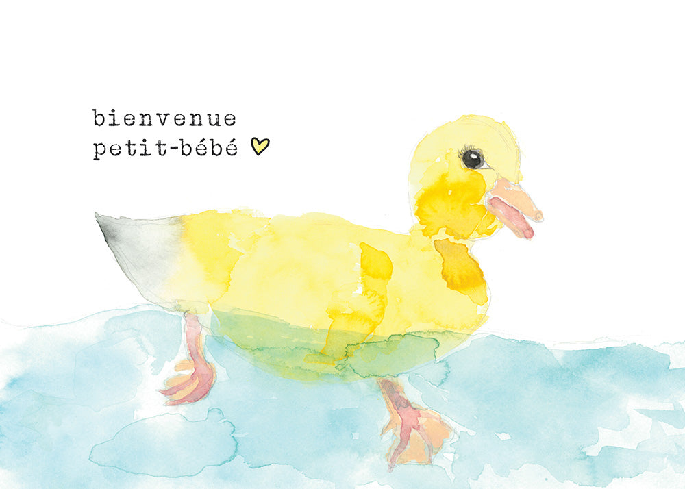 Stéphanie Renière Carte de souhait Bienvenue bébé Accessoires Stéphanie Renière Charlie