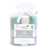 Perlimpinpin Débarbouillettes pour bébé Bain Perlimpinpin Sarcelle &amp; beige