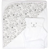 Béké Bobo Ensemble cape de bain et gant Béké Bobo Harmonieux