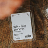 Marée Chandelles Pastilles de soya pour diffuseur Maison Marée Chandelles Poivre rose &amp; génévrier