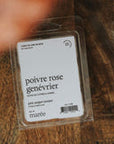 Marée Chandelles Pastilles de soya pour diffuseur Maison Marée Chandelles Poivre rose & génévrier