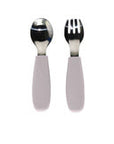 Micasso &amp; Co Silicone and Metal Spoon and Fork Set