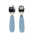 Micasso &amp; Co Silicone and Metal Spoon and Fork Set