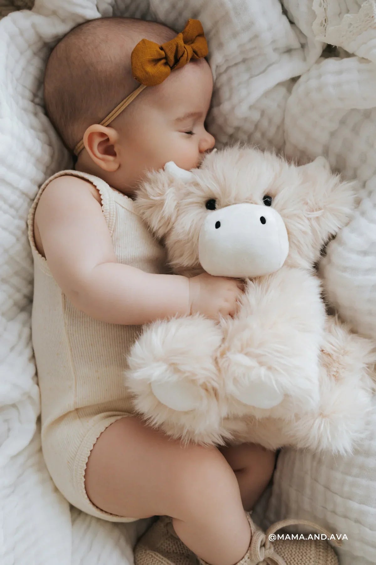 Snuggle Bunnies Peluche Hilda la vache highland Jouets Snuggle Bunnies