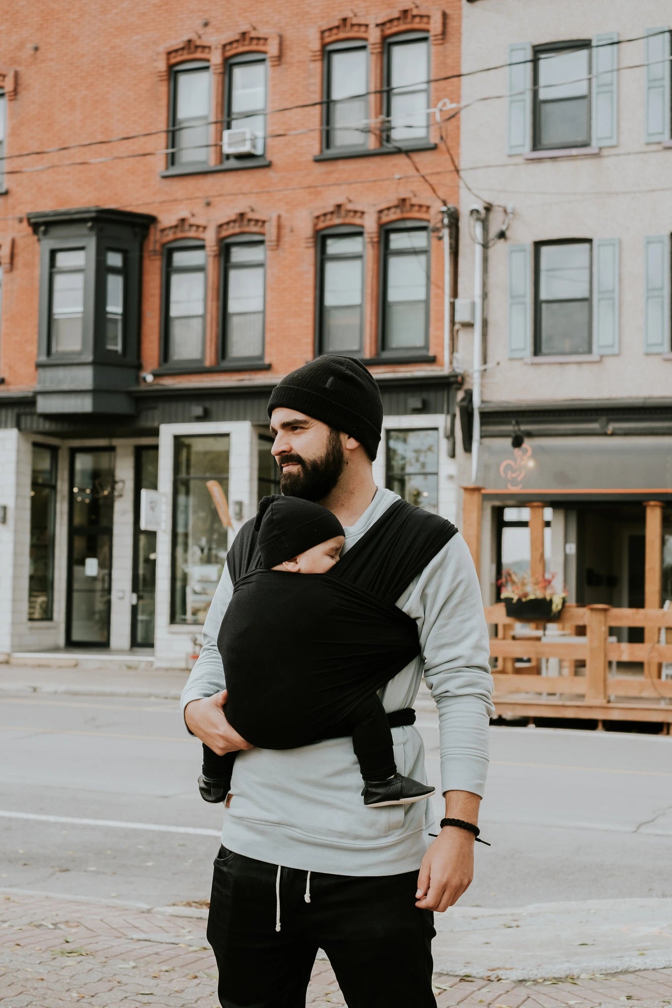 Zak & Zoé Écharpe extensible de portage en bambou Portage Zak & Zoé