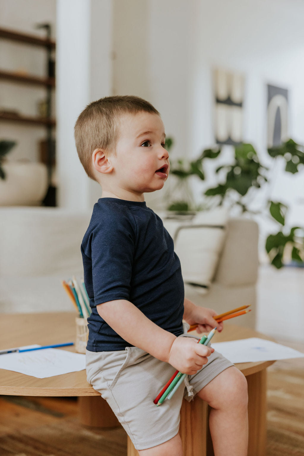 Zak &amp; Zoé T-shirt évolutif Vêtements Zak &amp; Zoé 3-12 mois Marine