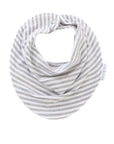 Zak & Zoé Bavoir drapé Vêtements Zak & Zoé Ligné Gris pâle & blanc