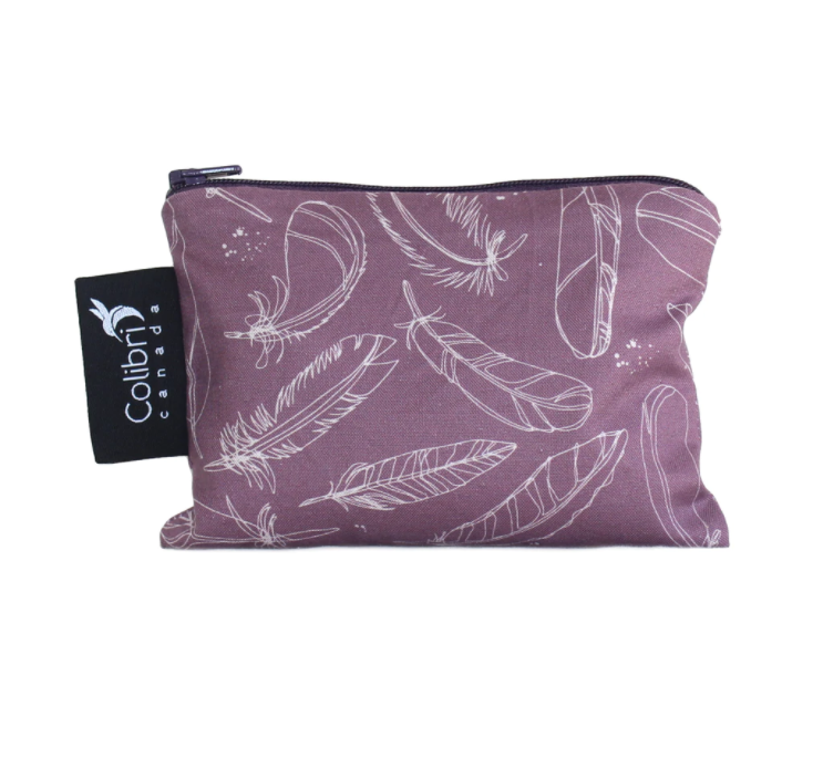 Colibri Sac réutilisable à collation Alimentation Colibri Feather  