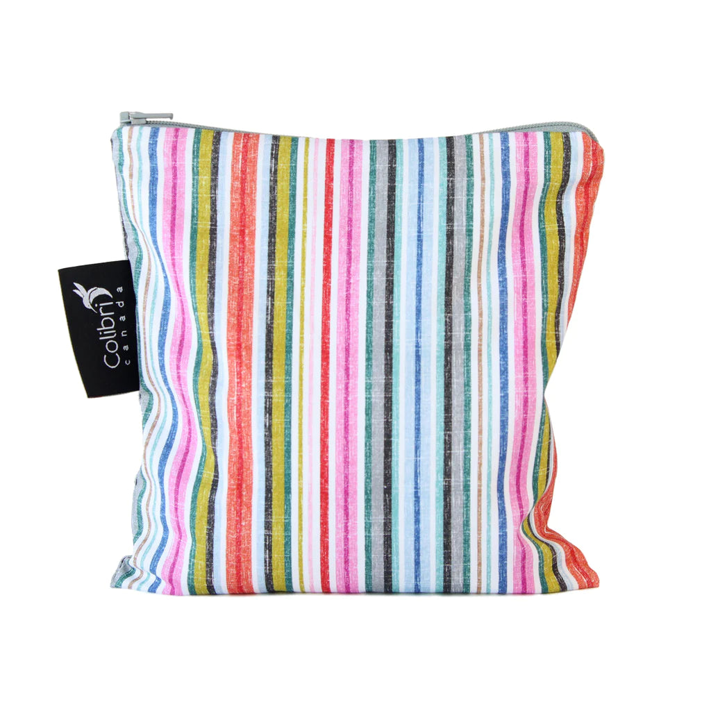 Colibri Sac réutilisable à collation grand format Alimentation Colibri Summer stripes  