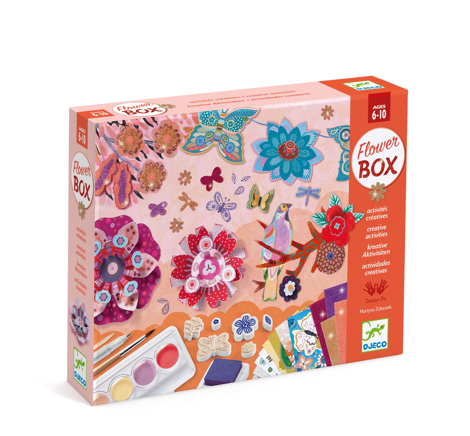 Djeco Coffret multi-activités Le jardin de fleurs Jouets Djeco   