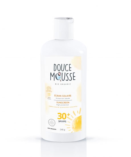 Douce Mousse Écran solaire Soins corporels La Coursière Bio Bébé 240g  