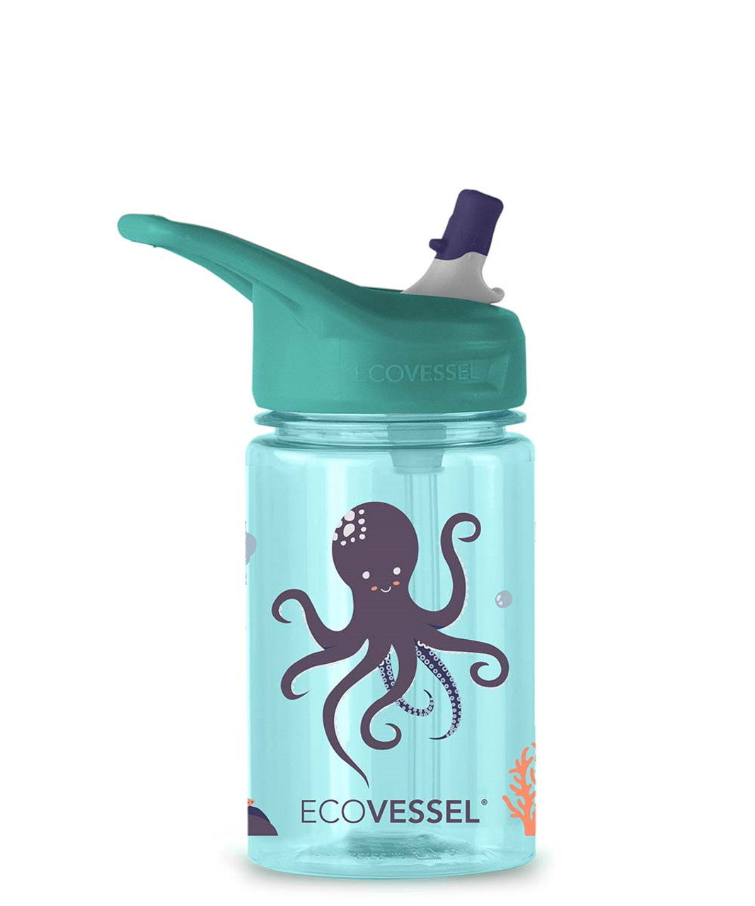 Ecovessel Gourde Splash à paille 12 oz Alimentation Ecovessel Underwater  