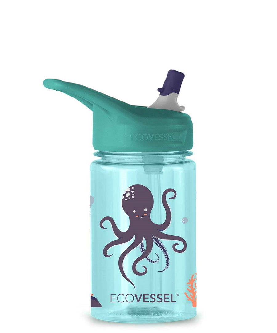 Ecovessel 12oz Straw Splash Water Bottle