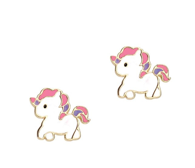 Girl nation Boucles d'oreilles Accessoires Girl nation Licorne Galopante  