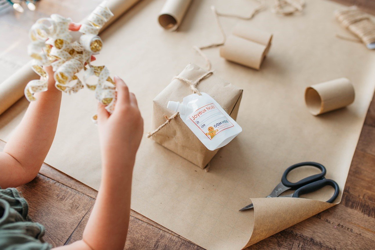 GOM-MEE Étiquettes à cadeau 3 en 1 Shampooing-corps-bain moussant Soins corporels Gom-Mee   