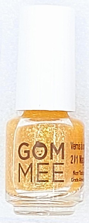 GOM-MEE Vernis à ongles édition Noël Soins corporels Gom-Mee Doré scintillant  