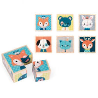 Janod Mes Premiers Cubes Jouets Janod Animaux de la forêt  