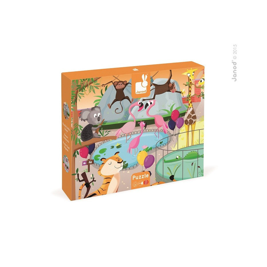 Janod Casse-tête tactile géant zoo 20 pièces Jouets Janod   