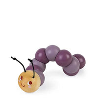 Janod Chenille articulée en bois Jouets Janod Mauve  