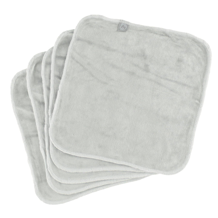 La Petite Ourse Lingettes lavables petites débarbouillettes Bain La Petite Ourse Gris  